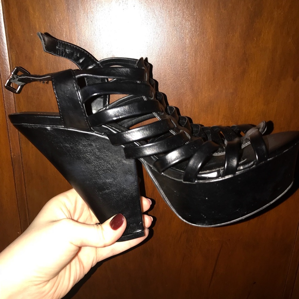 Black heels